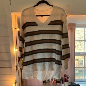 American Eagle Striped Sweater